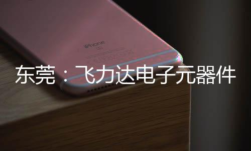 纽在投用东莞电子慧枢件智务湾力达区供元器应链飞，服沙田