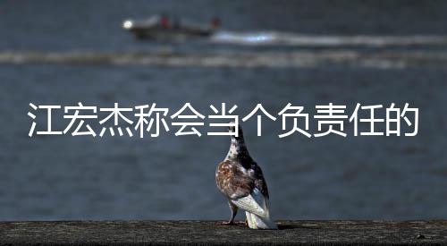 爸 个负的爸会当江宏杰称责任网友却遭嘲讽